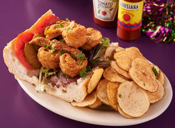 fried shirmp sandwich