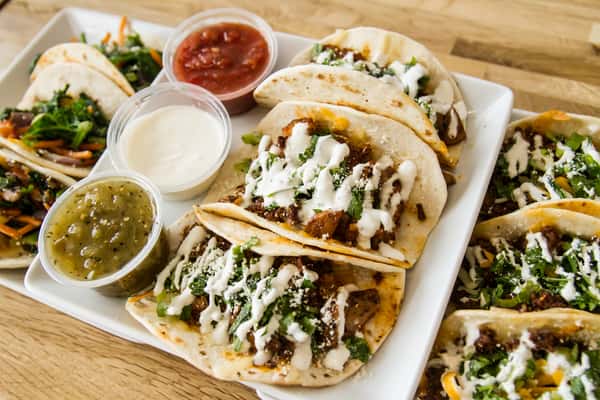 Beef or Chicken Tacos (3)