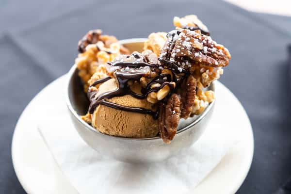 Salted Caramel Ice Cream Sundae