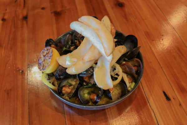 Prince Edward Island Mussels - French Style Moules Mariniere