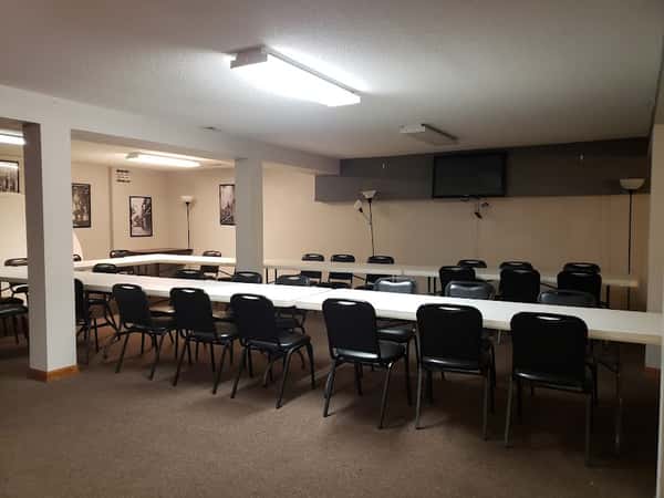 downstairs banquet room