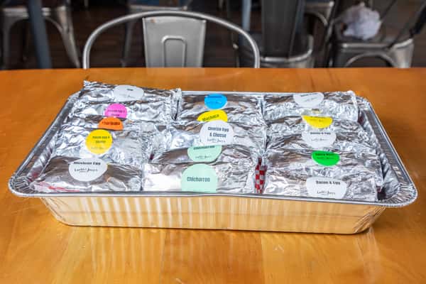 Regular Breakfast Taco Tray