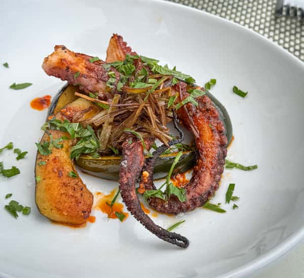 - Seared Octopus