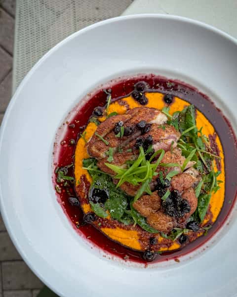 - Seared Duck Breast