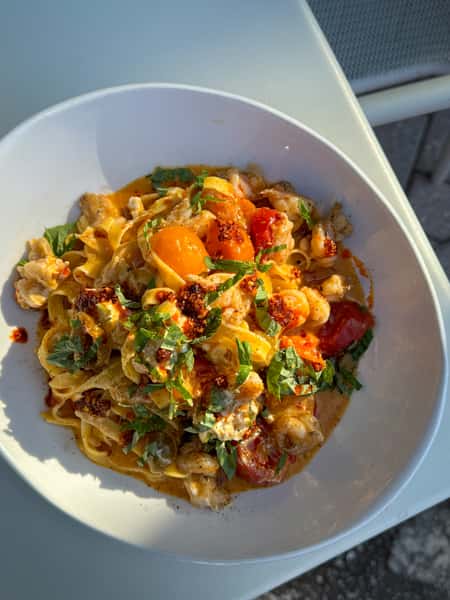 - Shrimp Fettuccine