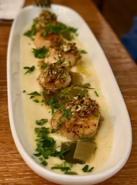 - Seared Scallops
