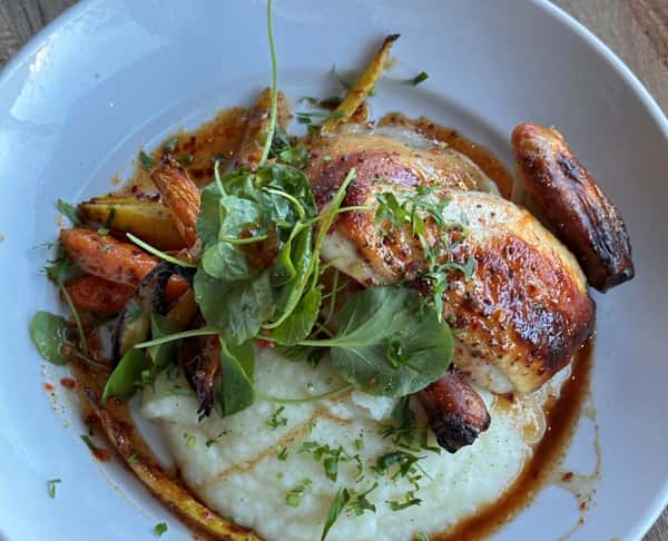 - Roasted Half Chicken