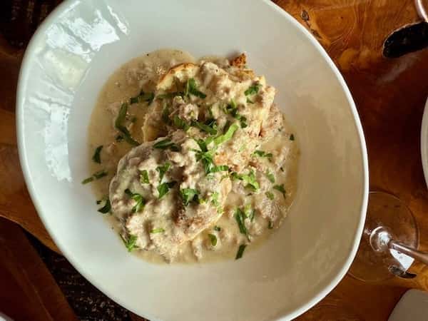 - Buttermilk Biscuit + Gravy