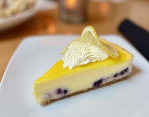 - Lemoncello Blueberry Cheesecake