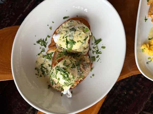 - Crab Cake Benedict