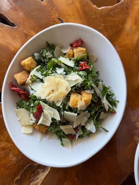 - Kale Caesar Salad