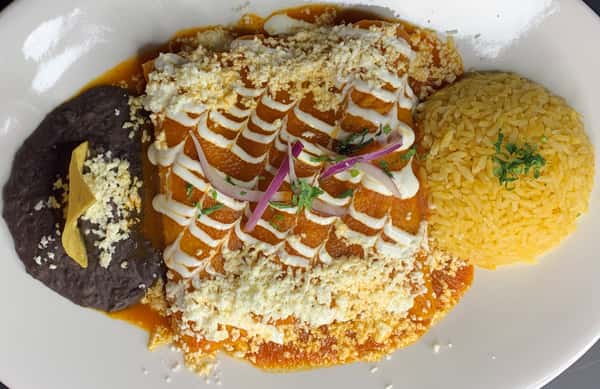 Enchiladas Vegetarianas