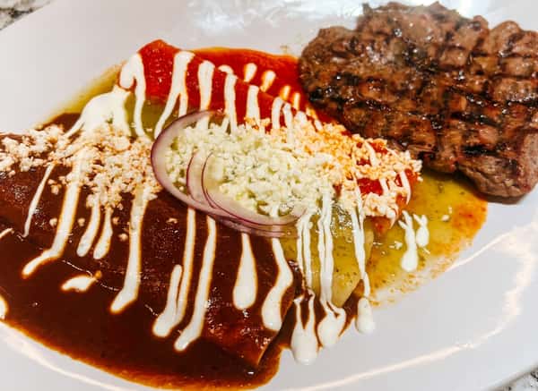 Mexican "Enchilada Trio"