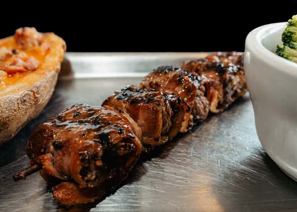 Bacon Wrapped Filet Tips