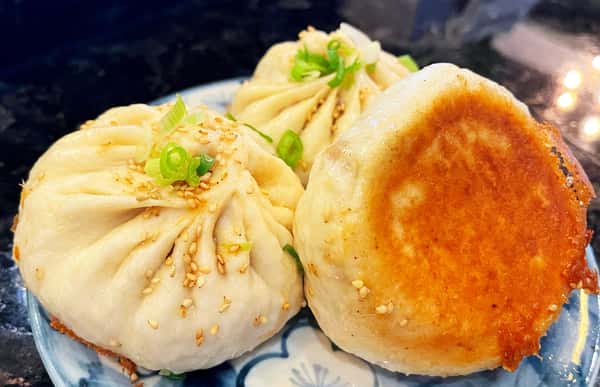 Pan-fried stuffed bun (3) (水煎包）- Available only on Friday, Saturday and Sunday - Limit Quantity till Sold Out