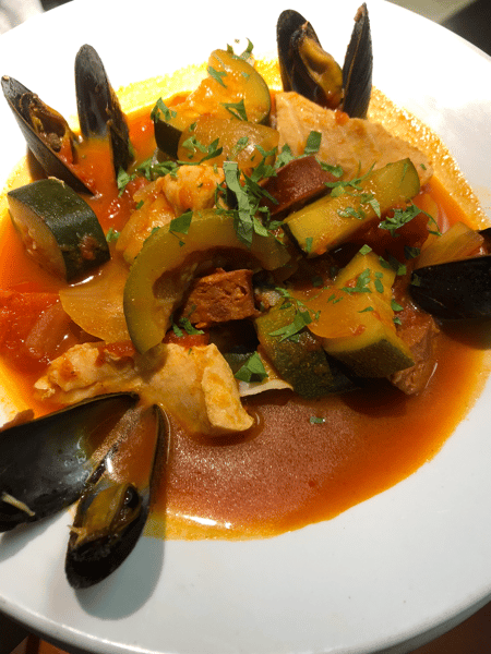 Seafood Stew Lunch