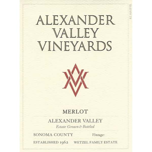1/2 btl Merlot, Alexander Valley