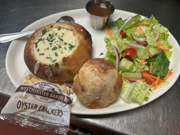 Soup In a Bread Boule