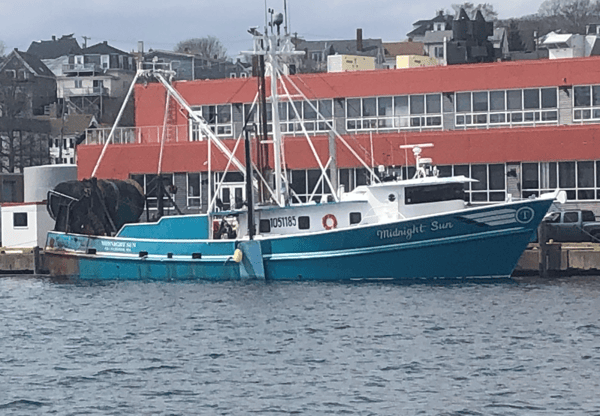 Midnight Sun Gloucester Harbor