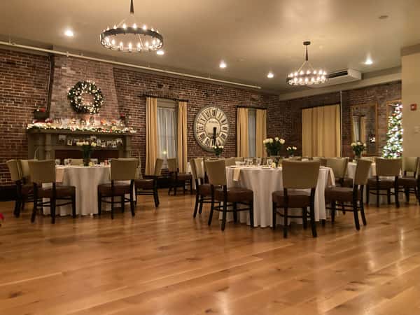 Ballroom - open floor setup, holidays
