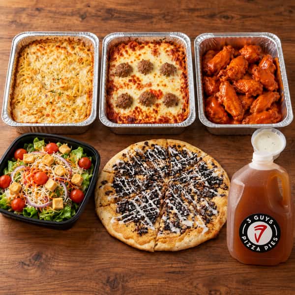 Three Guys Pasta & Wings Bundle