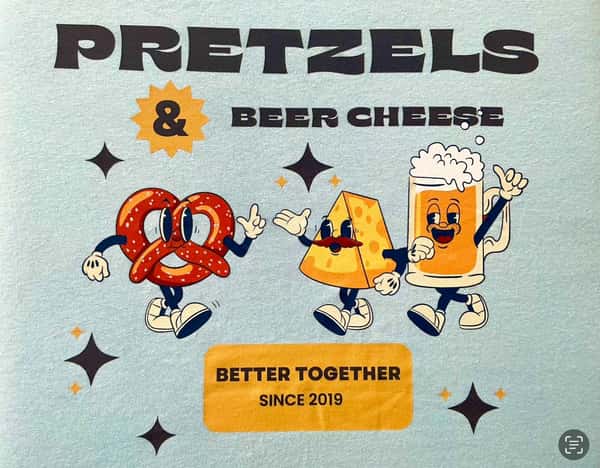 BEER CHEESE PRETZEL Light Blue