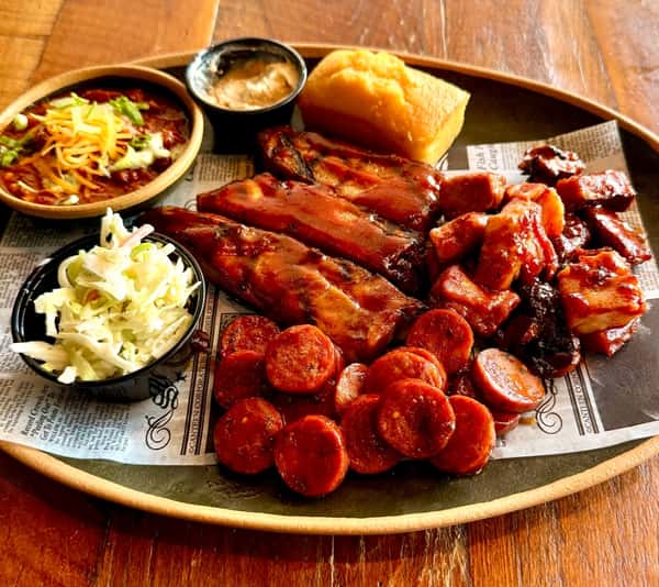 Back Alley BBQ Ribs Platter