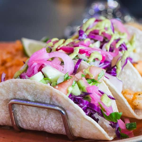 Shrimp Tacos at Don Diego Mexican Cuisine