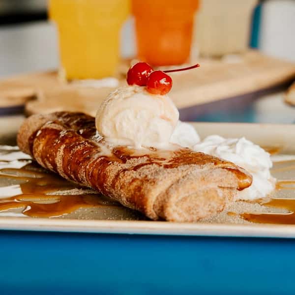 Banana Chimichanga at Don Diego Mexican Cuisine