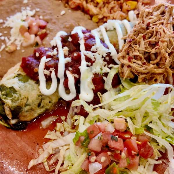 Chile Relleno with Chicken