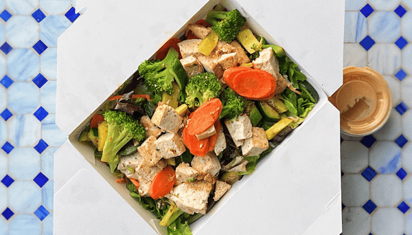 Grilled Tofu Salad