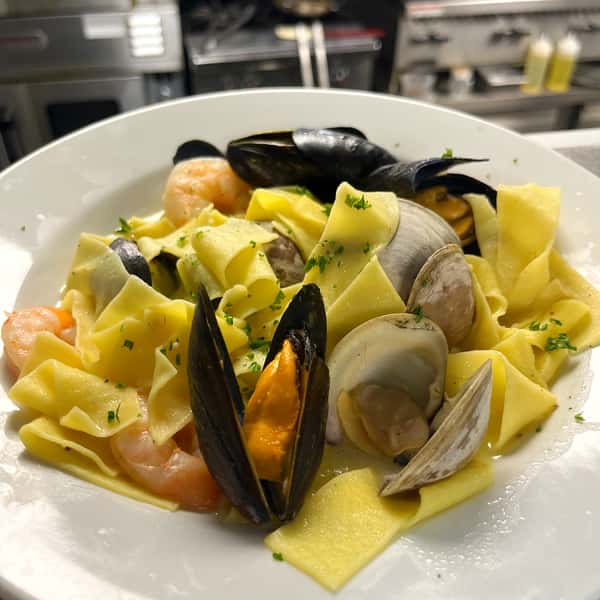 Seafood Scampi Pappardelle