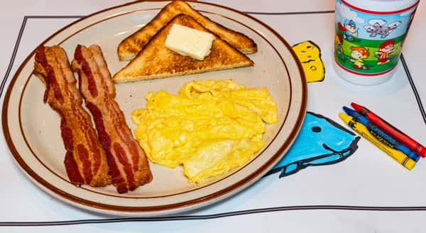 Kids Scrambled Eggs & Toast