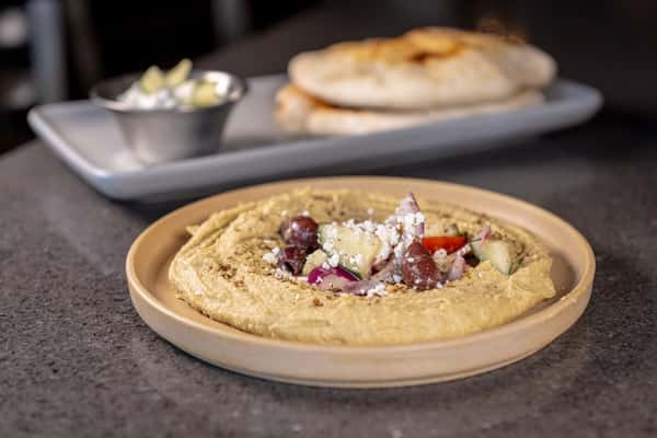 GREEK HUMMUS & TZATZIKI gfo/vg