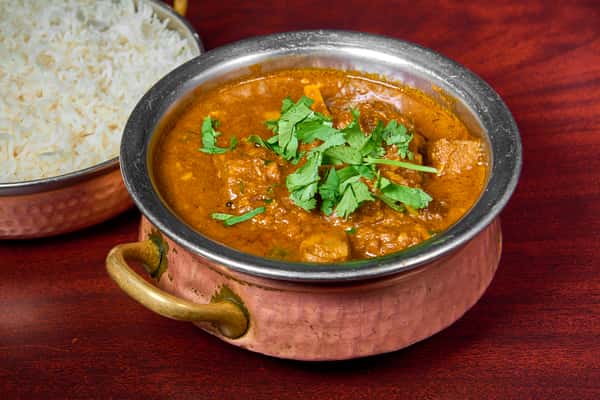 Goat with Chawal