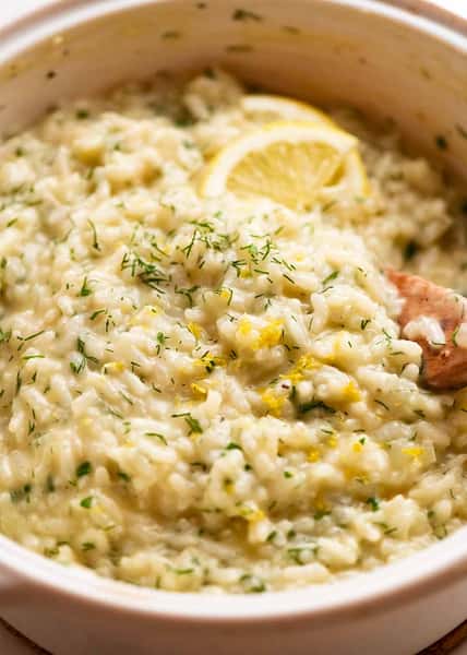 Herb risotto side