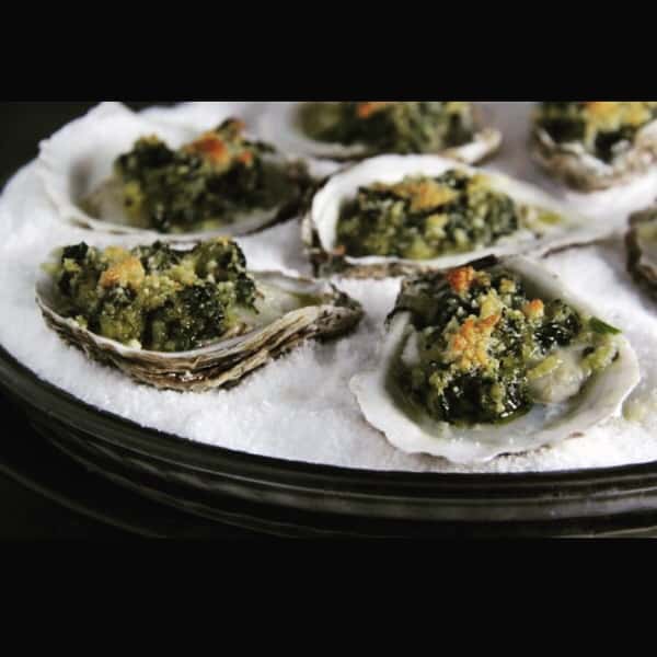 Roasted Garlic Pancetta Oysters