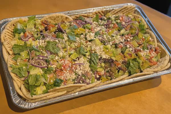 Mediterranean Chicken Salad Family Style