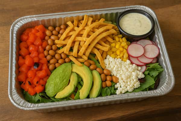 Border Chop Salad Family Style
