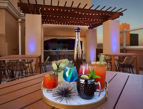 Rooftop Terrace Cocktails
