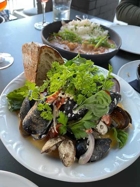 Steamed Clams and Mussel