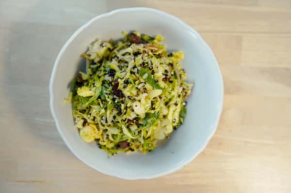 Forbidden Rice & Cabbage Salad
