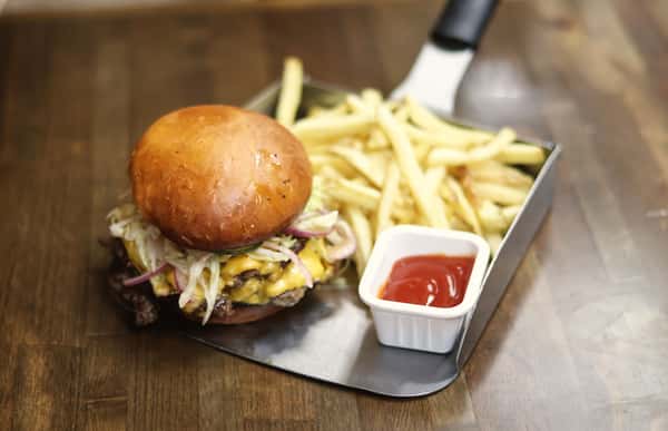 'Merican as Heckfire Burger