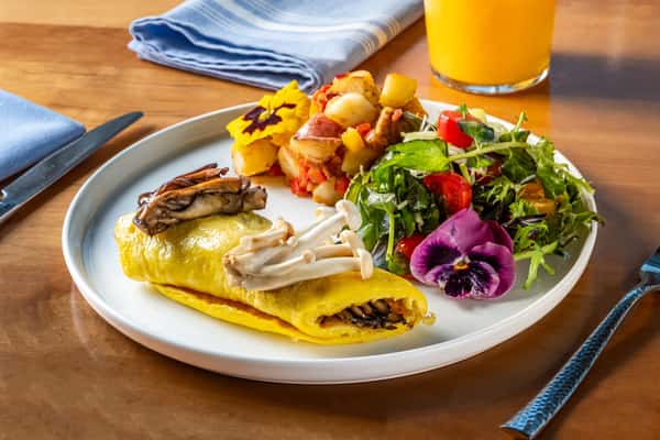 mushroom omelet