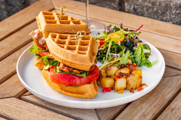 Chicken & Waffle Stack