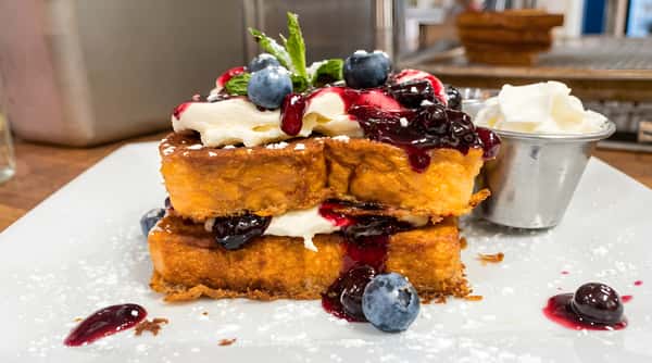 LEMON BLUEBERRY FRENCH TOAST