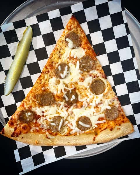 Sausage Pizza Slice