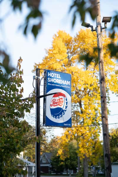Light post flag signs