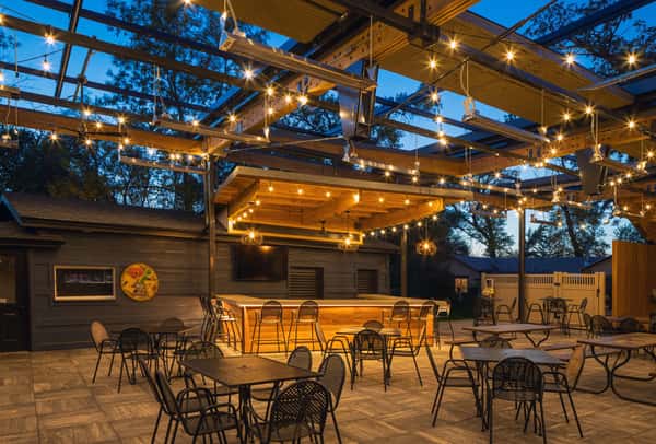Patio bar and dining