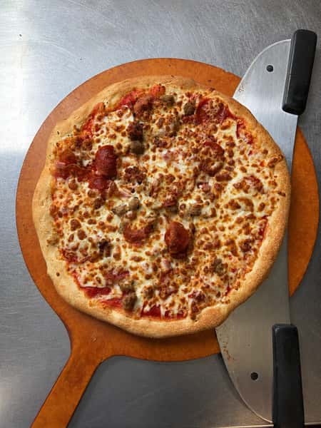 Ulti-Meat Pizza